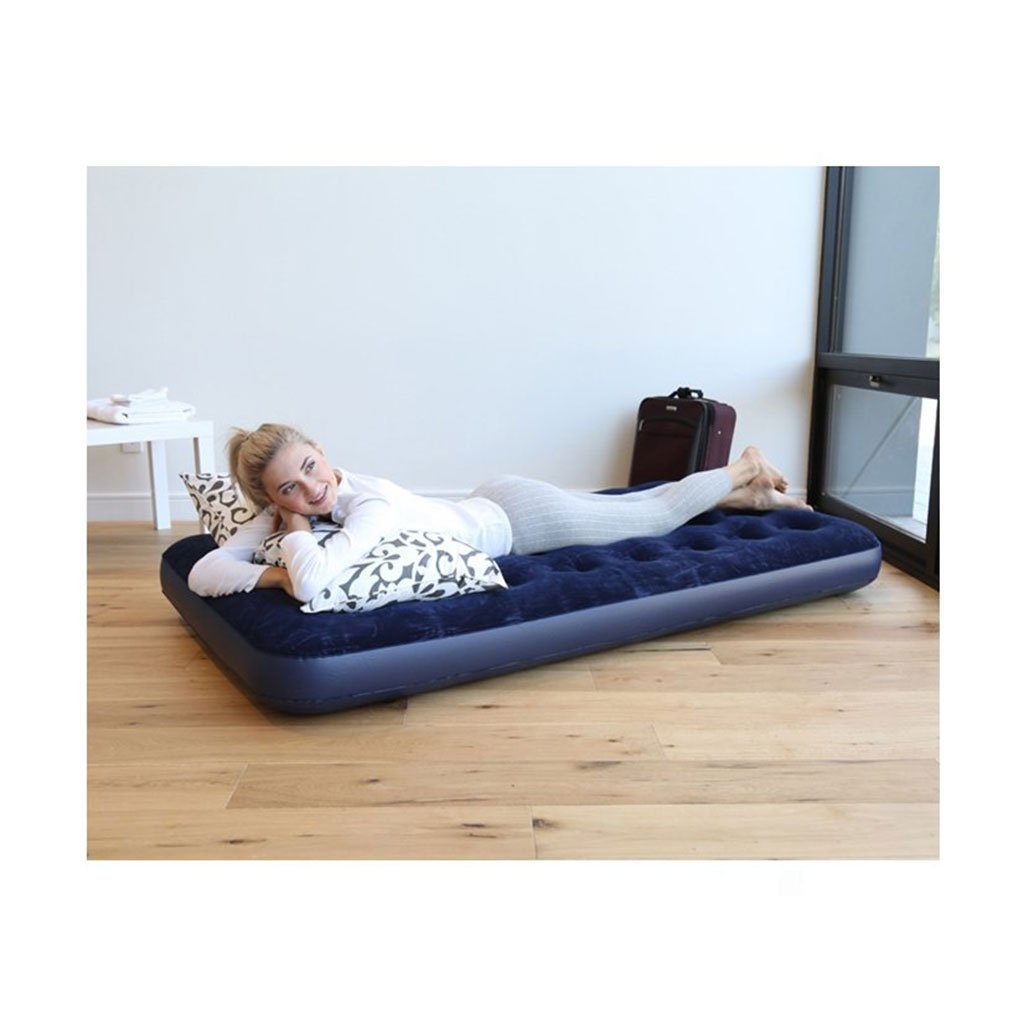 Matelas Gonflable Simple 185x76cm avec Revêtement Velours – Confort Intérieur et Extérieur image 5