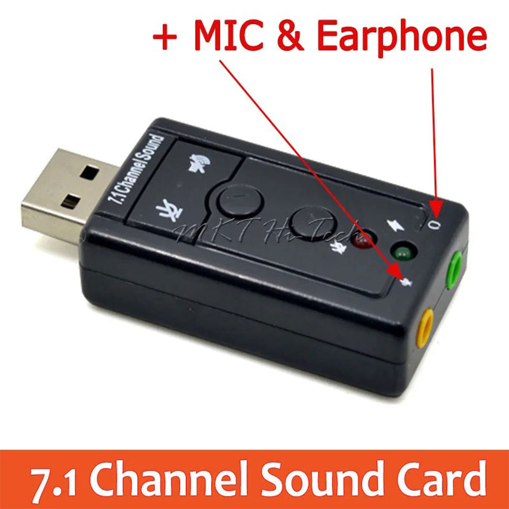 Carte Son USB 7.1 Externe : Performance Audio et Portabilité