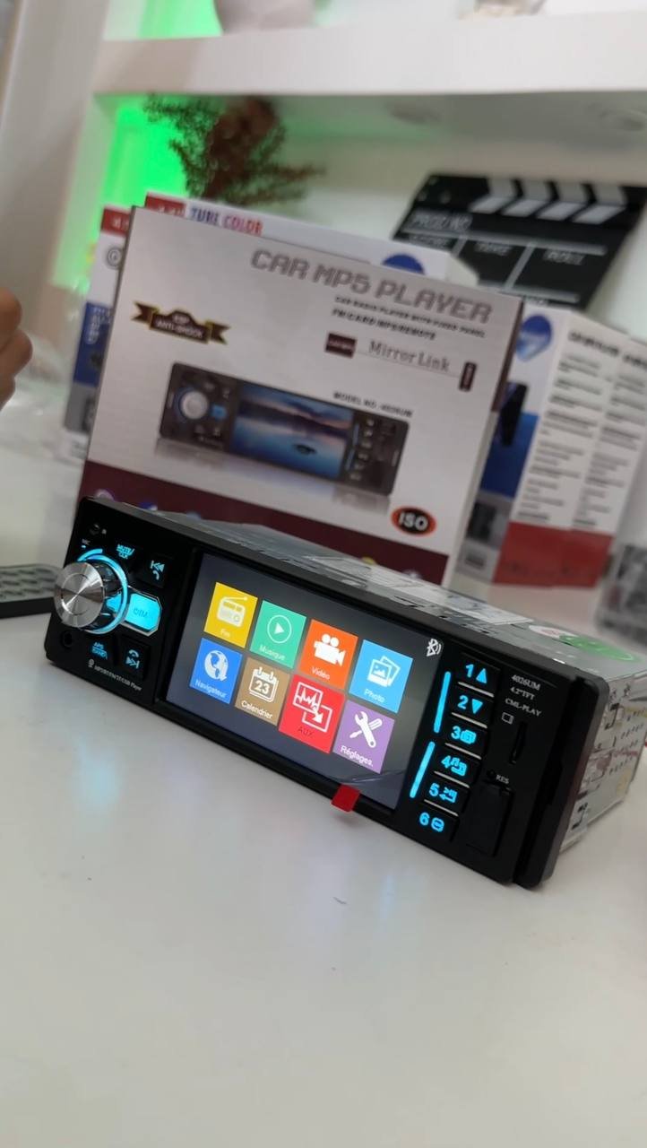 Autoradio Multimédia 4.1" avec Bluetooth et Support Caméra de Recul image 4