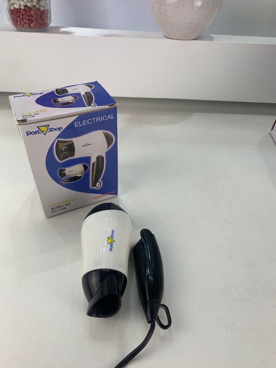 Sèche-Cheveux Pliable 1200W – Compact, Léger et Efficace image 2