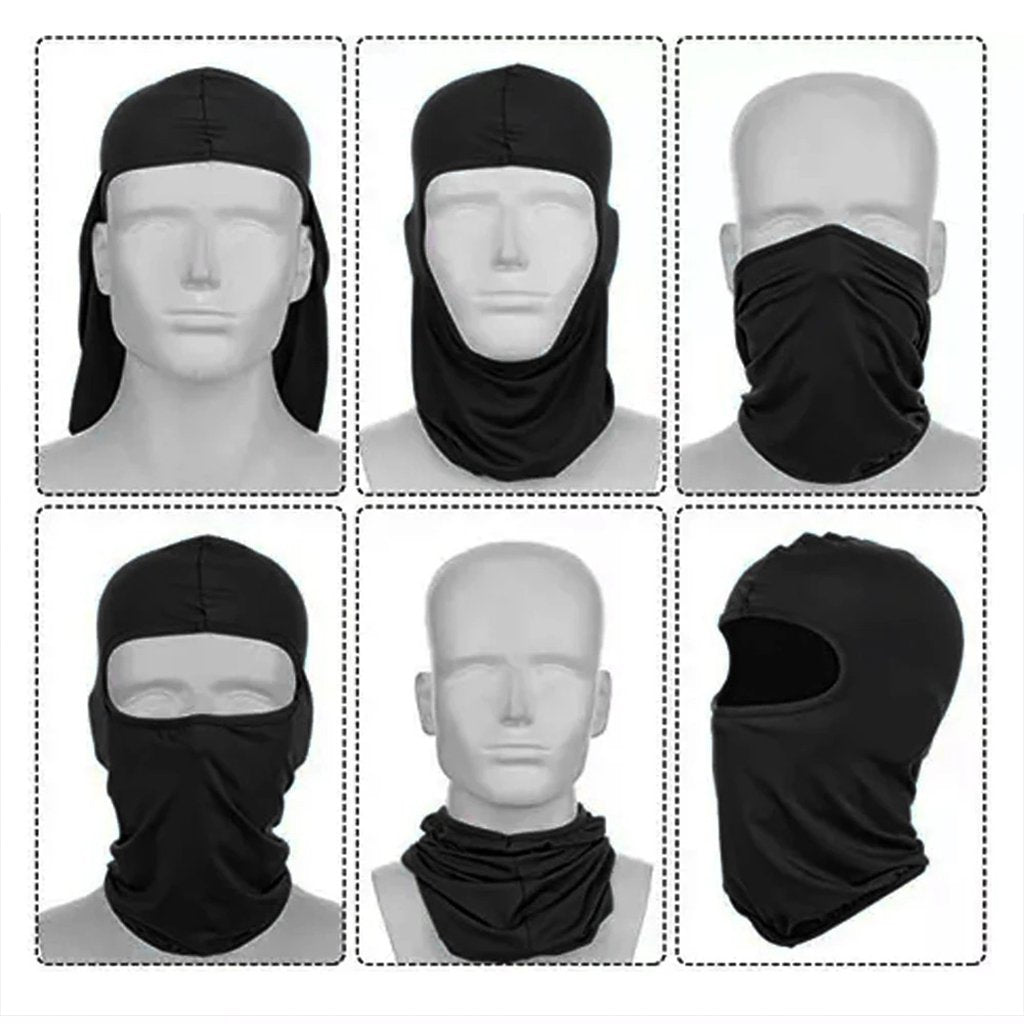 Gants Tactiques Demi-Doigts + Cagoule Thermique – Protection &amp; Mobilité image 1