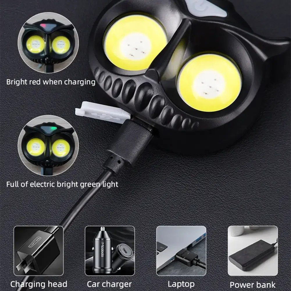 Lampe frontale LED rechargeable – 5 modes, IPX4 مصباح رأس قابل للشحن  – 5 أوضاع، مقاوم للماء image 6