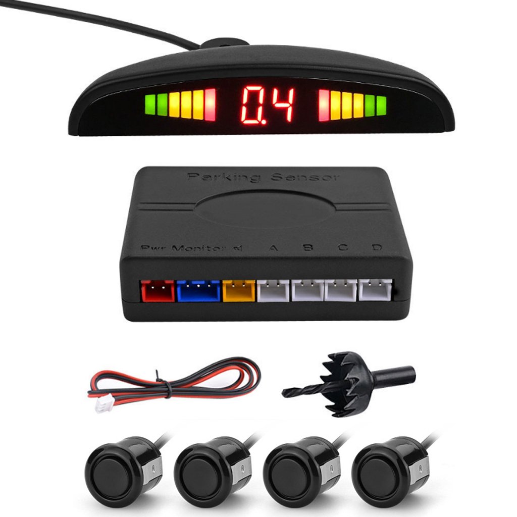 Kit de Capteurs de Stationnement avec Écran LED Sans Fil – 4 Capteurs, Alerte Sonore et Visuelle image 4