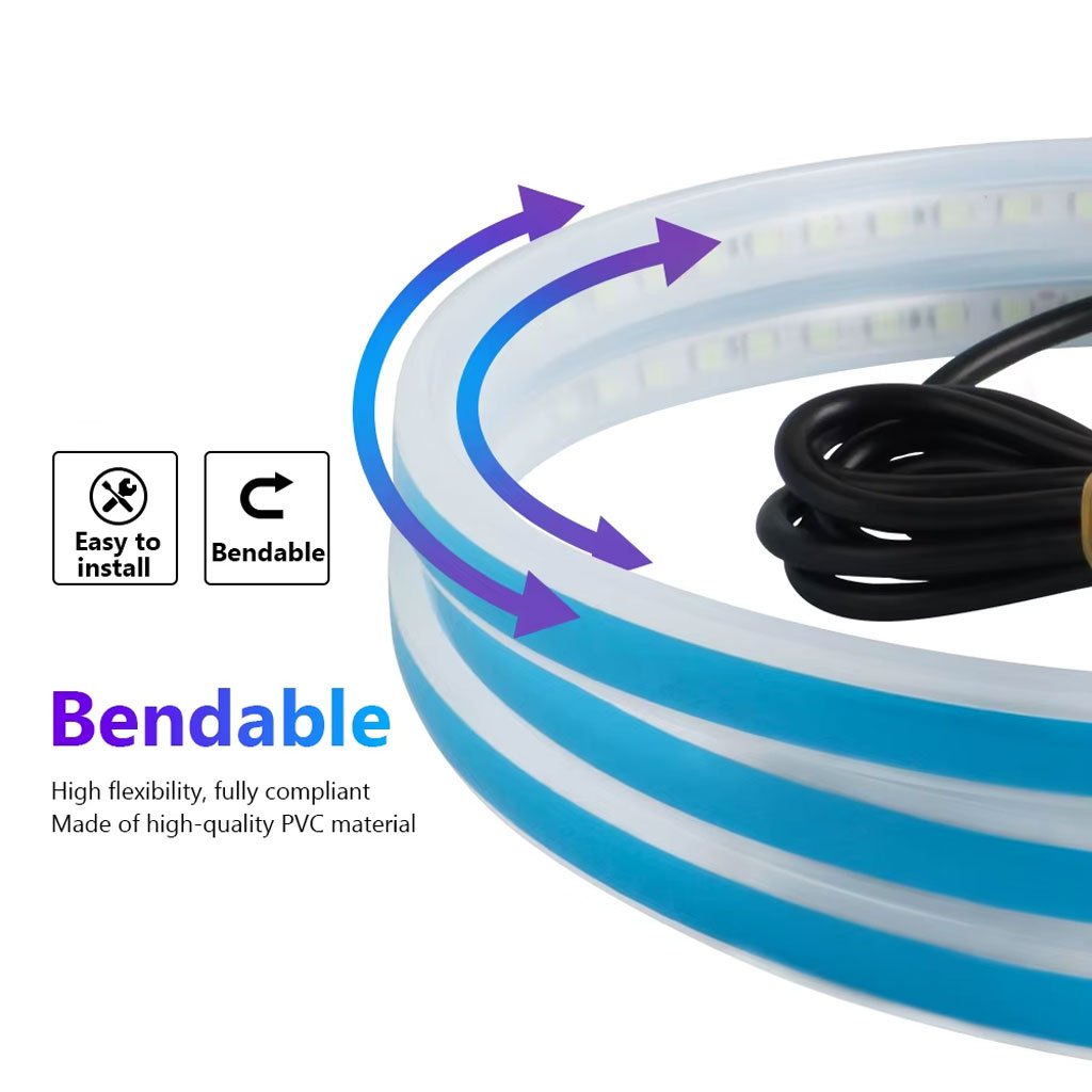 Bande LED Flexible Bicolore pour Feux de Jour et Clignotants – Universelle pour Voiture image 5