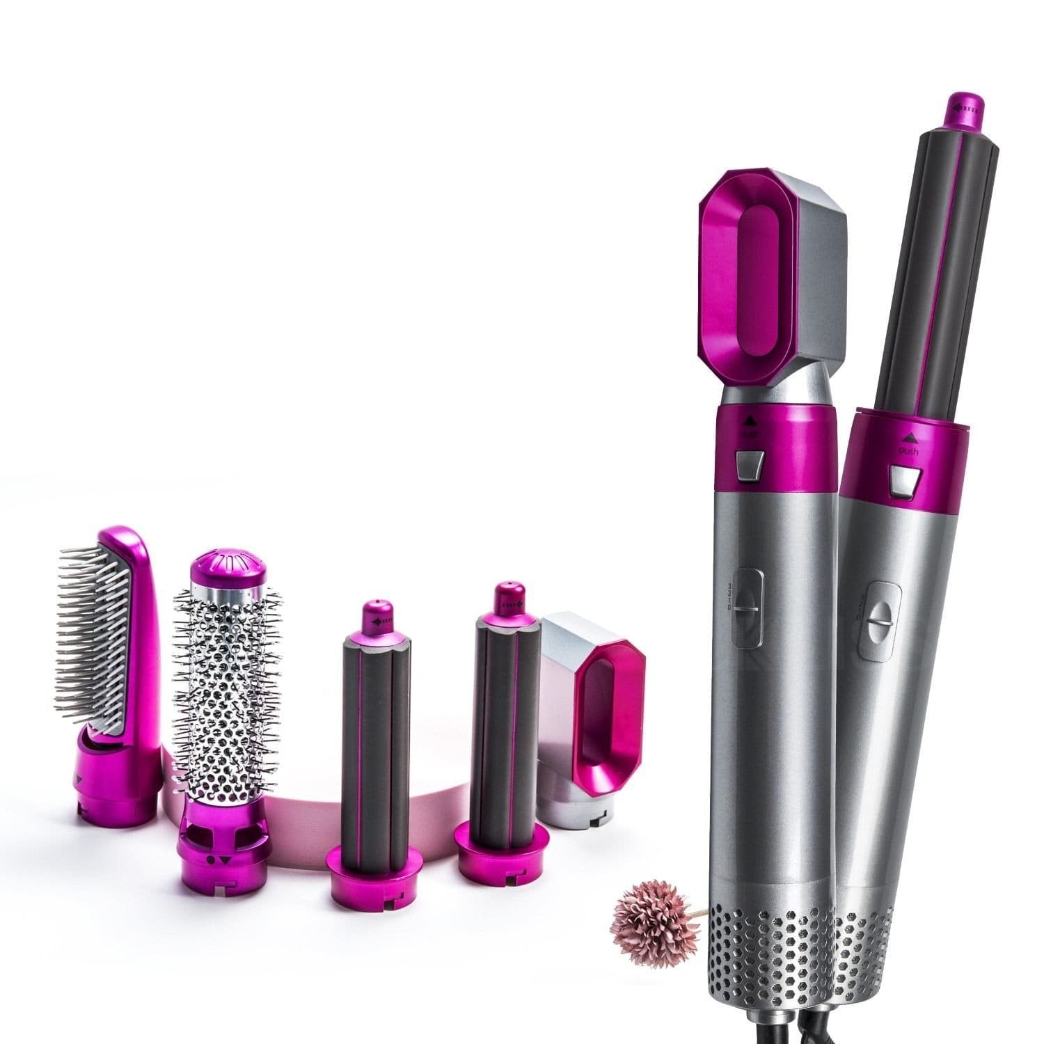 Brosse Sèche-Cheveux 5 en 1 – Lissage, Boucles et Volume Professionnel image 2