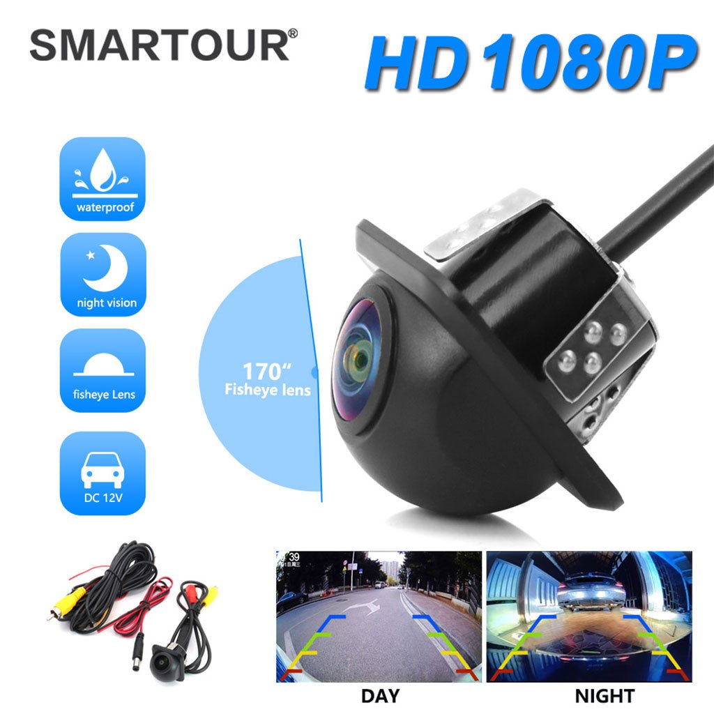 Caméra de Recul Grand Angle 170° avec Vision Nocturne – Étanche et Haute Résolution image 0