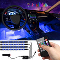 Éclairage LED Intérieur Voiture avec Télécommande – Synchronisation Musique et Multicolore image 0
