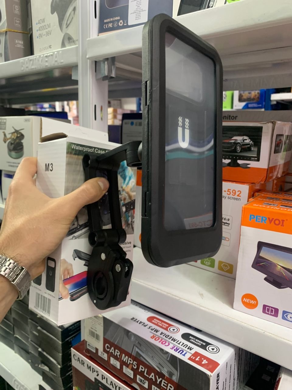 Support Téléphone Vélo/Moto Étanche – Rotation 360°, Universel image 8