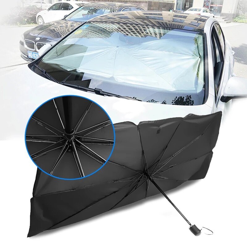 Pare-Soleil Parapluie pour Voiture – Anti-UV et Anti-Chaleur, Format Compact image 0