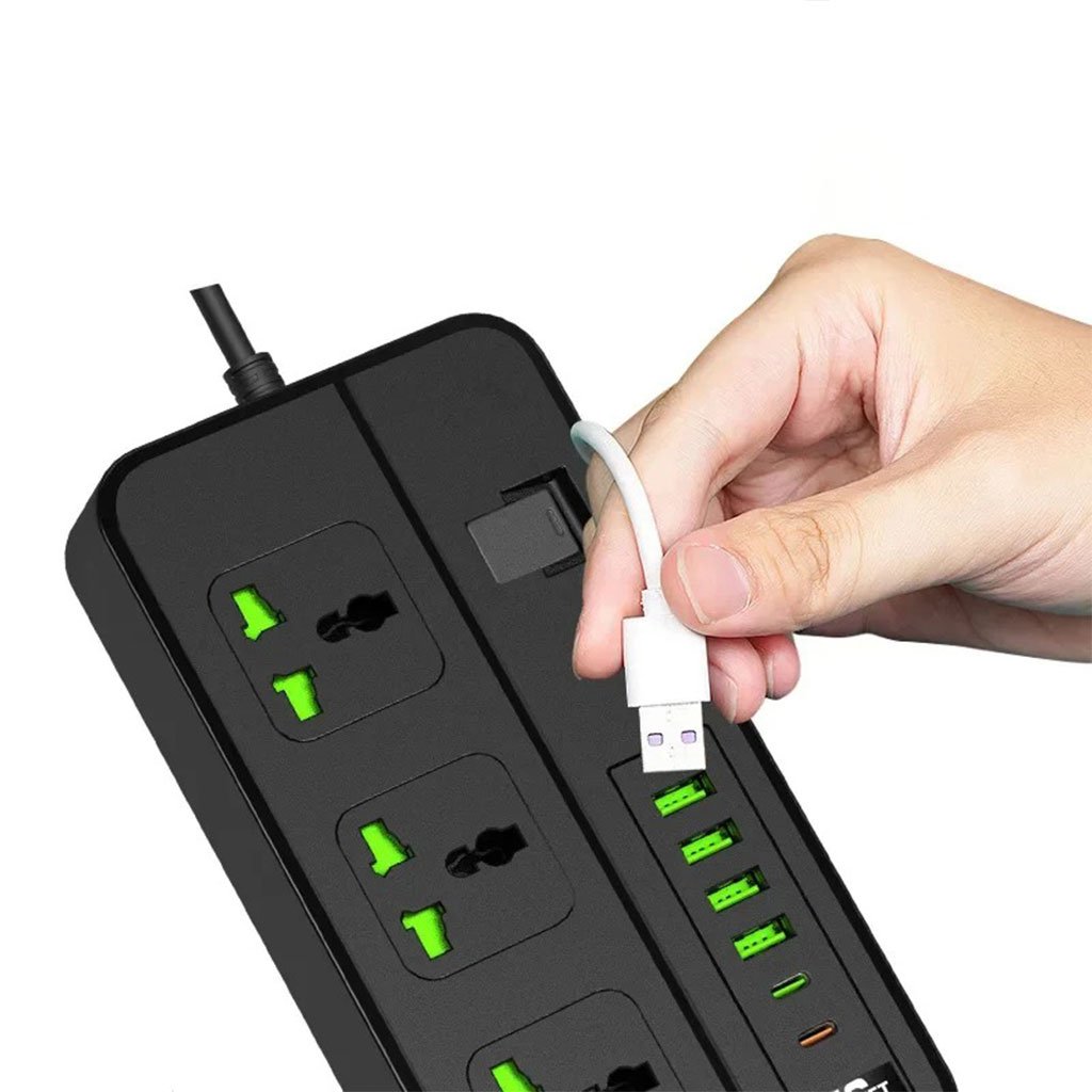 Multiprise Universelle avec Ports USB et Type-C – Sécurité et Performance au Quotidien image 2