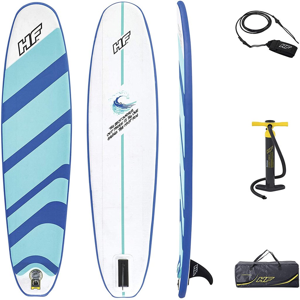Planche de Surf Gonflable Hydro-Force 188 x 99 x 22 cm avec Pompe Bestway 65336 – لوح ركوب الأمواج قابل للنفخ image 0