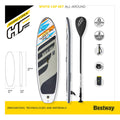 Bestway Hydro-Force White Cap Paddle gonflable Avec Pompe À Main Et Sac À Dos image 0