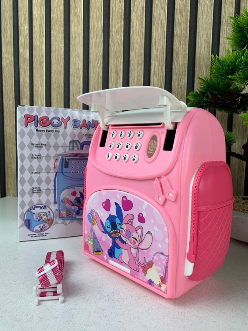 Tirelire Intelligente en Forme de Sac à Dos – Coffre-Fort Ludique pour Enfants image 11