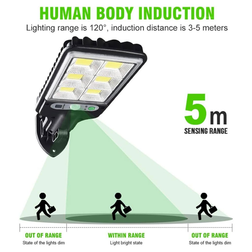 Lampe Murale Extérieure Solaire LED – Éclairage Puissant avec Détecteur de Mouvement image 5