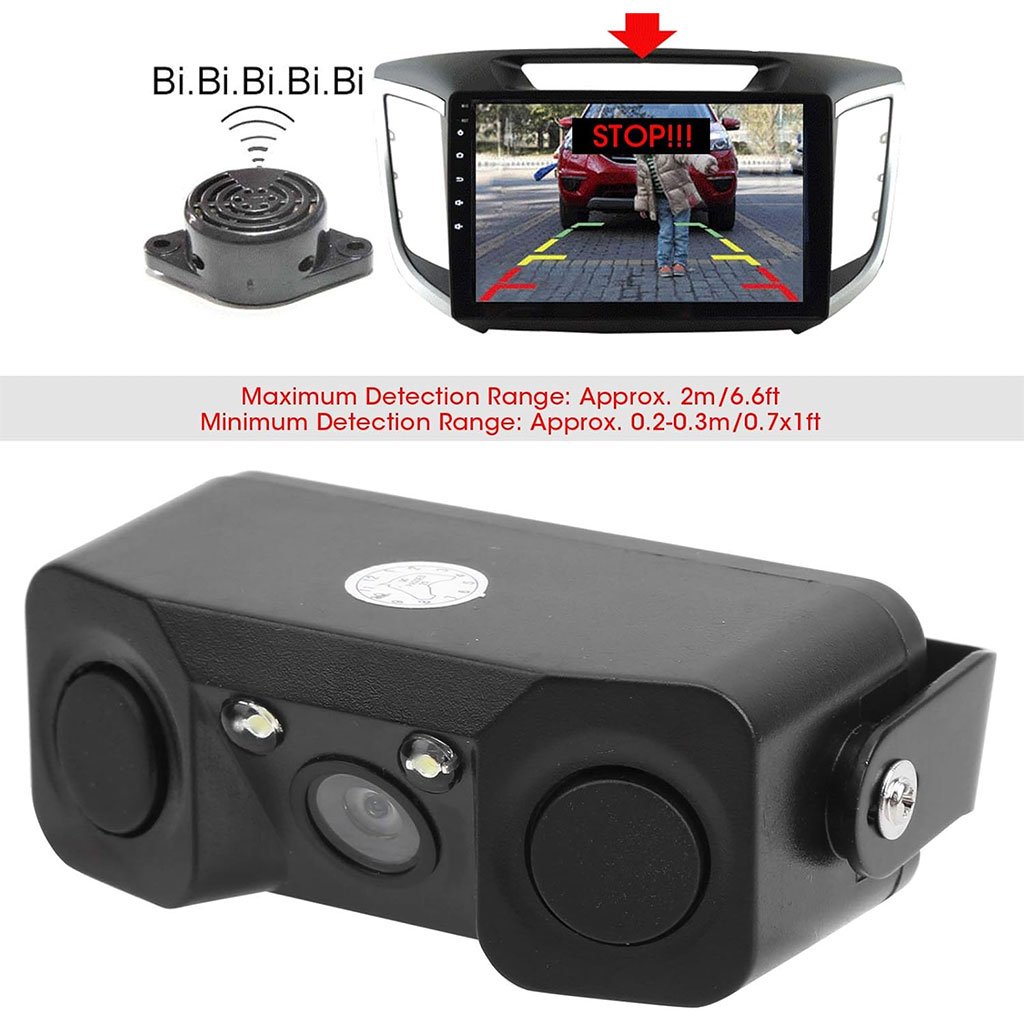Caméra de Recul HD avec Alerte de Distance et Vision Nocturne Grand Angle 170° image 1
