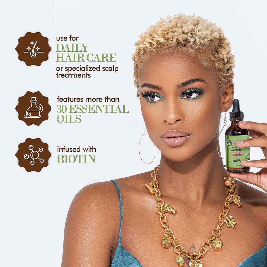 Huile Fortifiante Cheveux & Cuir Chevelu au Romarin et Menthe – Biotine & 30 Huiles Naturelles image 3