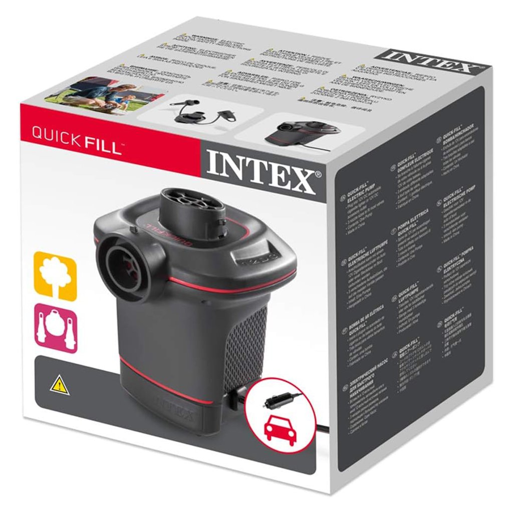 Pompe à Air Électrique Intex 12V – Remplissage Rapide مضخة هواء كهربائية من إنتكس 12 فولت image 0