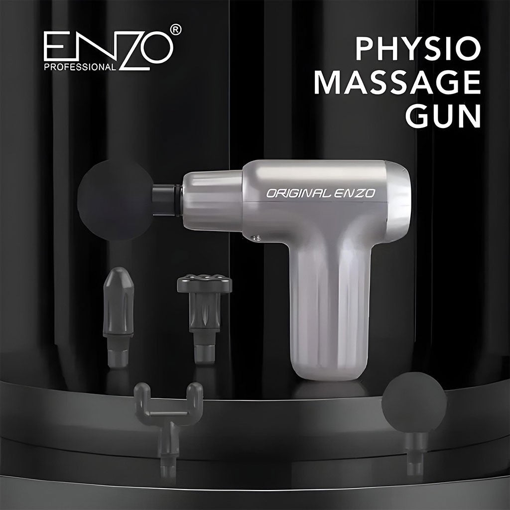 Pistolet de Massage ENZO – 6 Vitesses et 4 Têtes pour Soulagement Musculaire Complet image 0