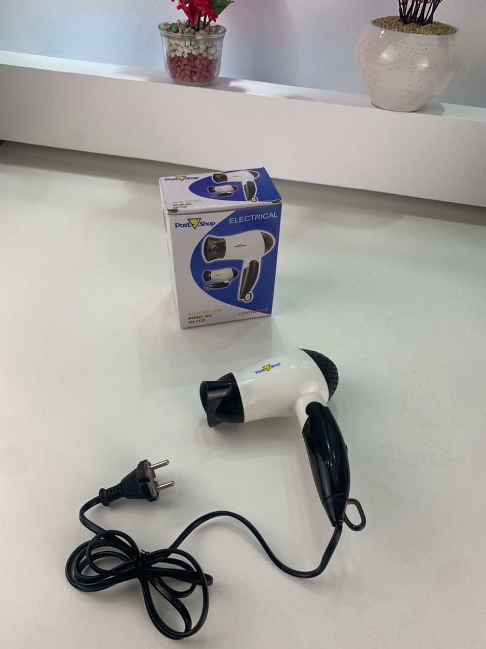 Sèche-Cheveux Pliable 1200W – Compact, Léger et Efficace image 4