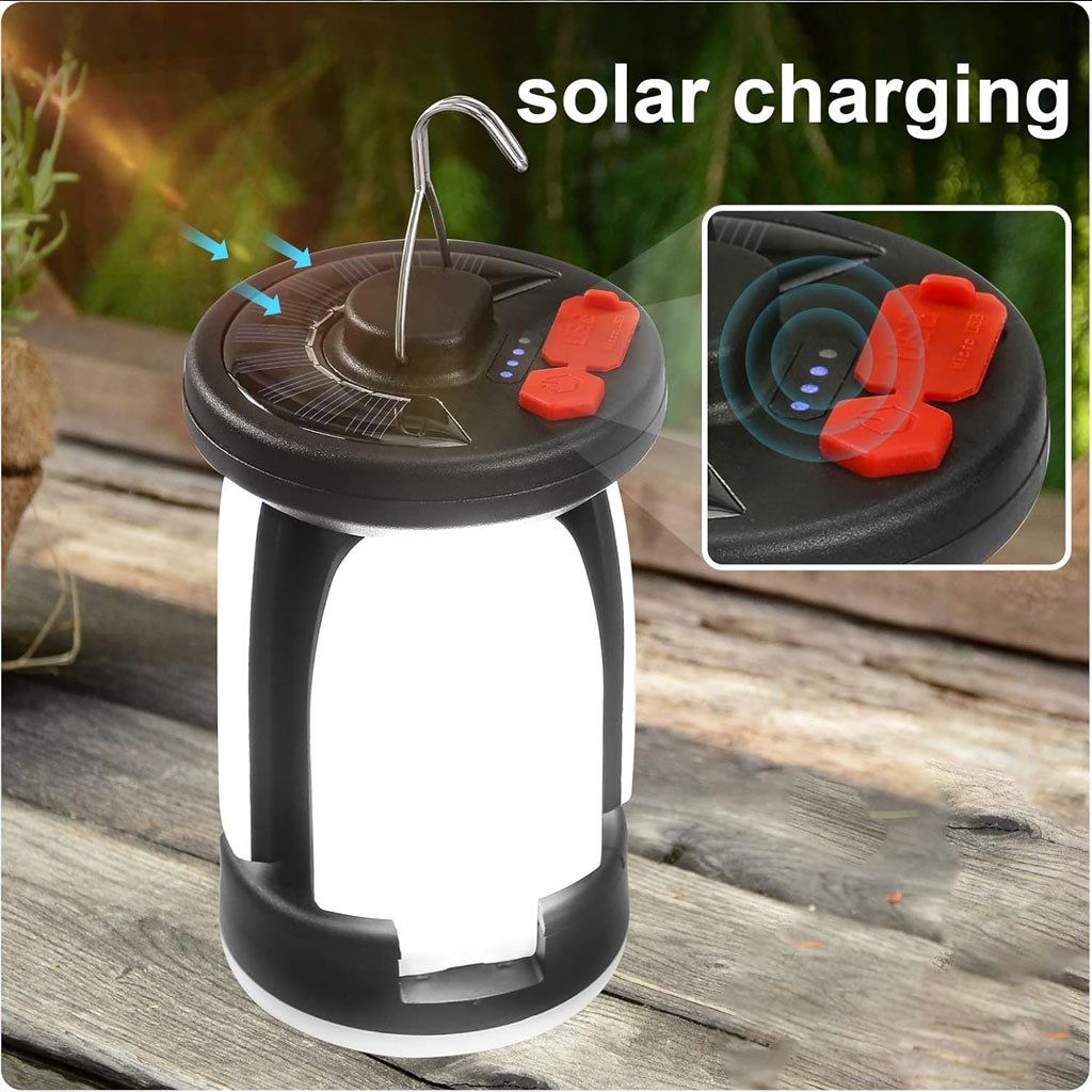 Lampe de Camping LED 60 LEDs Rechargeable USB & Solaire image 5