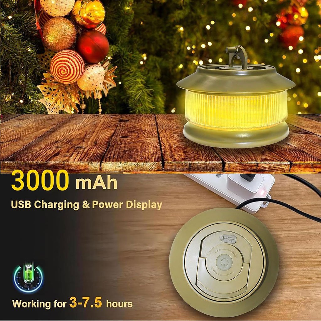 Guirlande lumineuse de camping 20 m avec enrouleur rapide سلك إضاءة للتخييم بطول 20 متر مع بكرة تخزين سريعة image 5