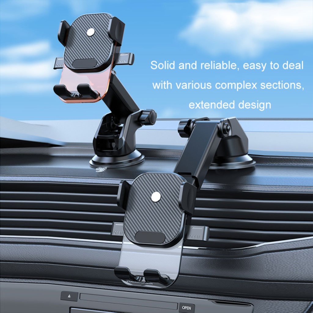 Support Téléphone Voiture Intelligent à Gravitée – ABS & Silicone image 6