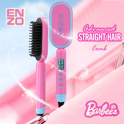Brosse Lissante ENZO Barbie – Lissage Soin & Technologie Ionique image 0