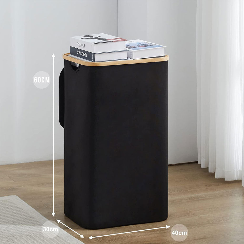 Panier à Linge Grande Capacité 70L – Rangement Élégant et Pratique