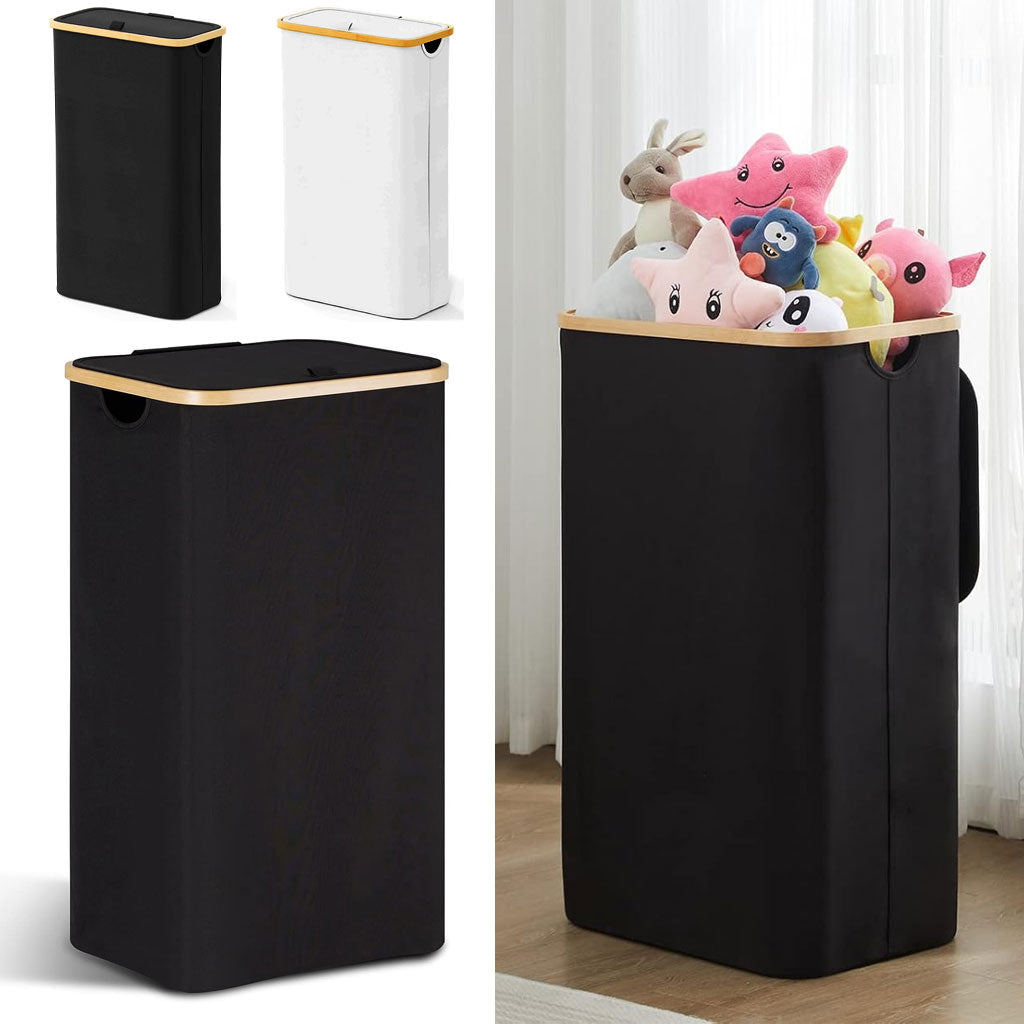 Panier à Linge Grande Capacité 70L – Rangement Élégant et Pratique