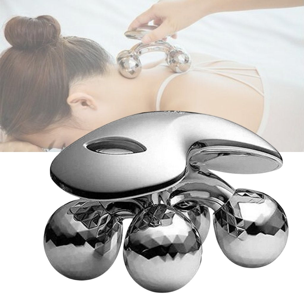 Masseur Manuel 4D Visage et Corps – Sans Électricité, Rotation 360° image 0