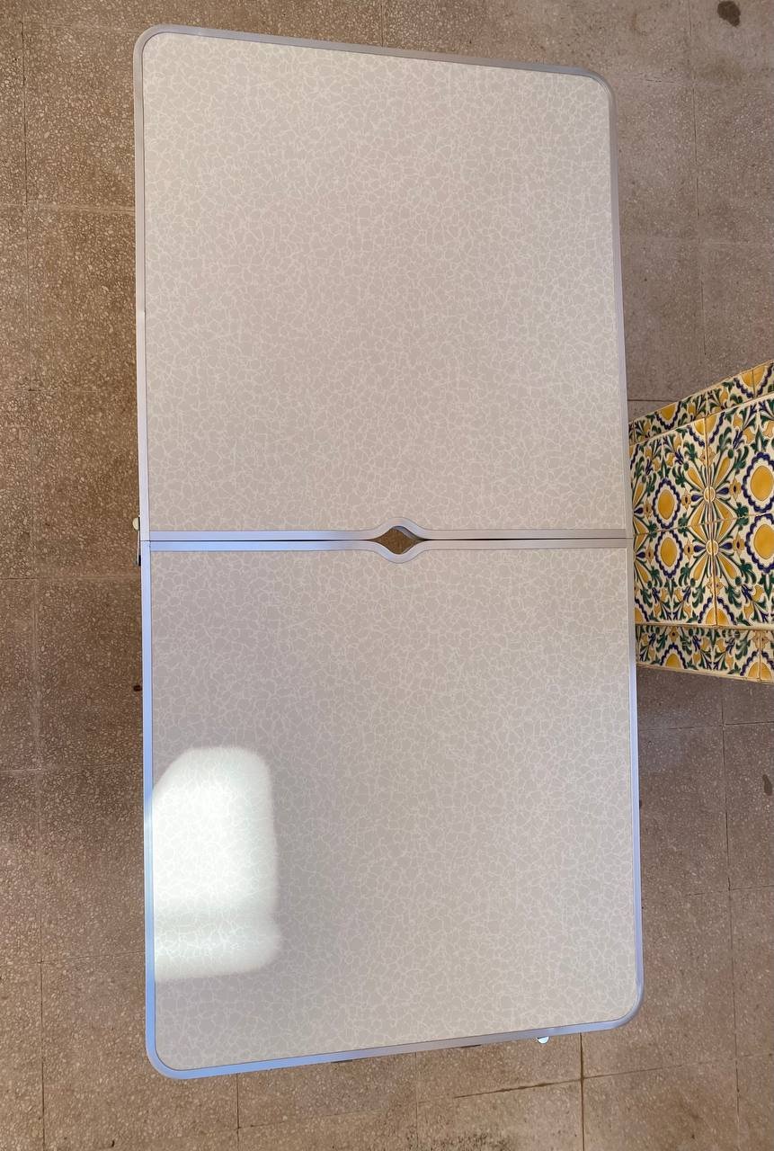 Table pliante valise Portable en métal aluminium 120 x 60 x 70 cm image 8