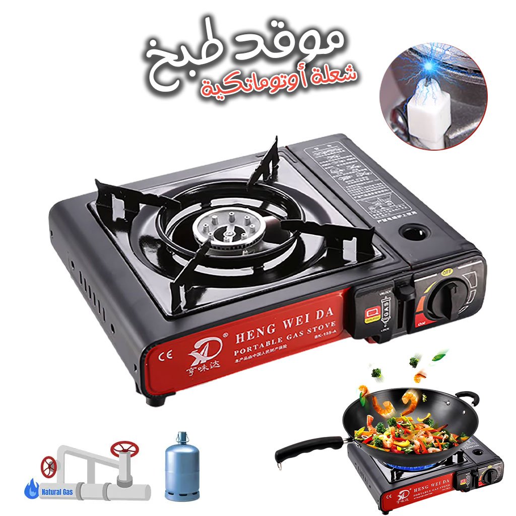 Réchaud de Camping à Gaz 2.9KW avec Allumage Électrique image 2
