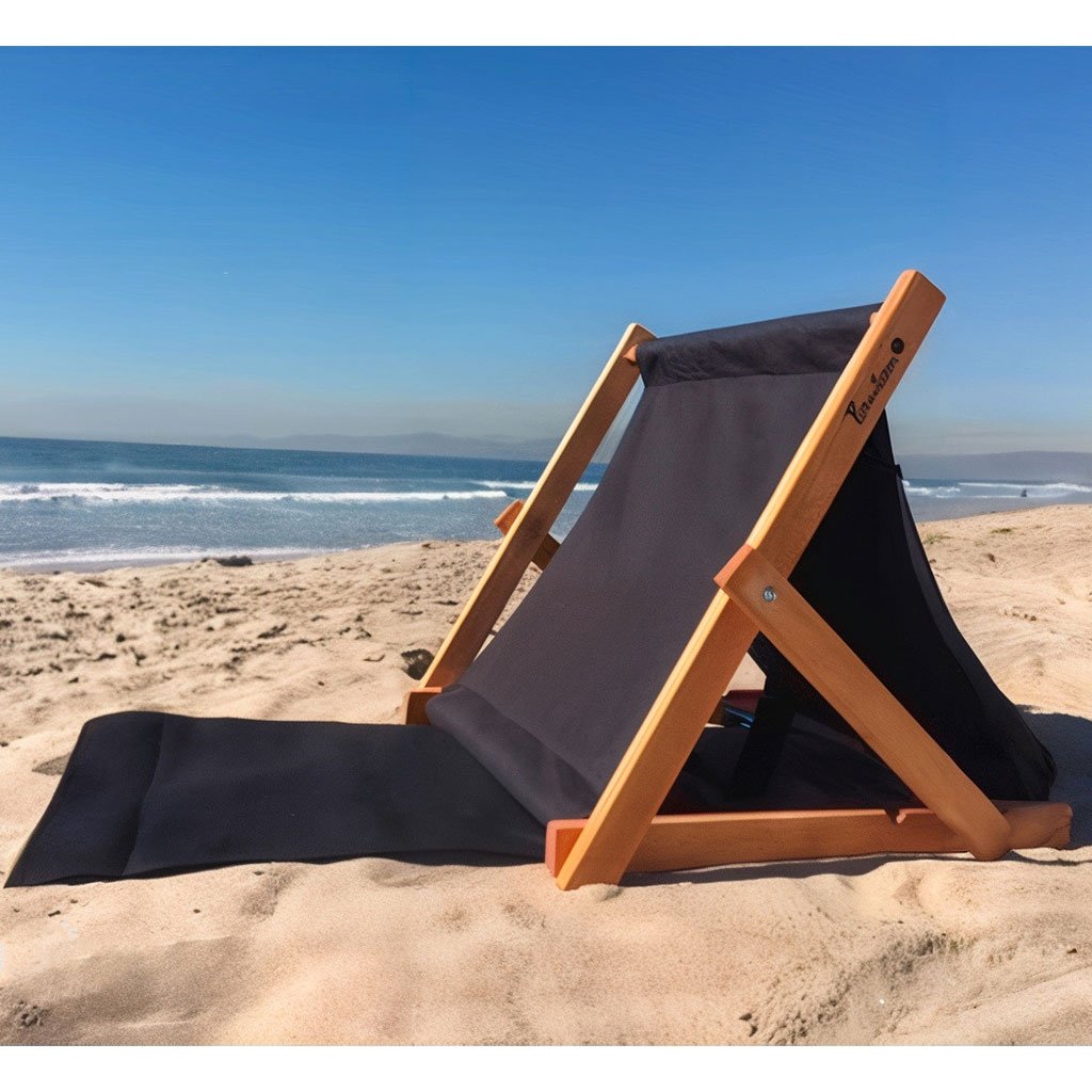 Chaise de Plage Réglable 3 Positions avec Poche de Rangement – كرسي شاطئ قابل للتعديل بثلاث وضعيات image 1