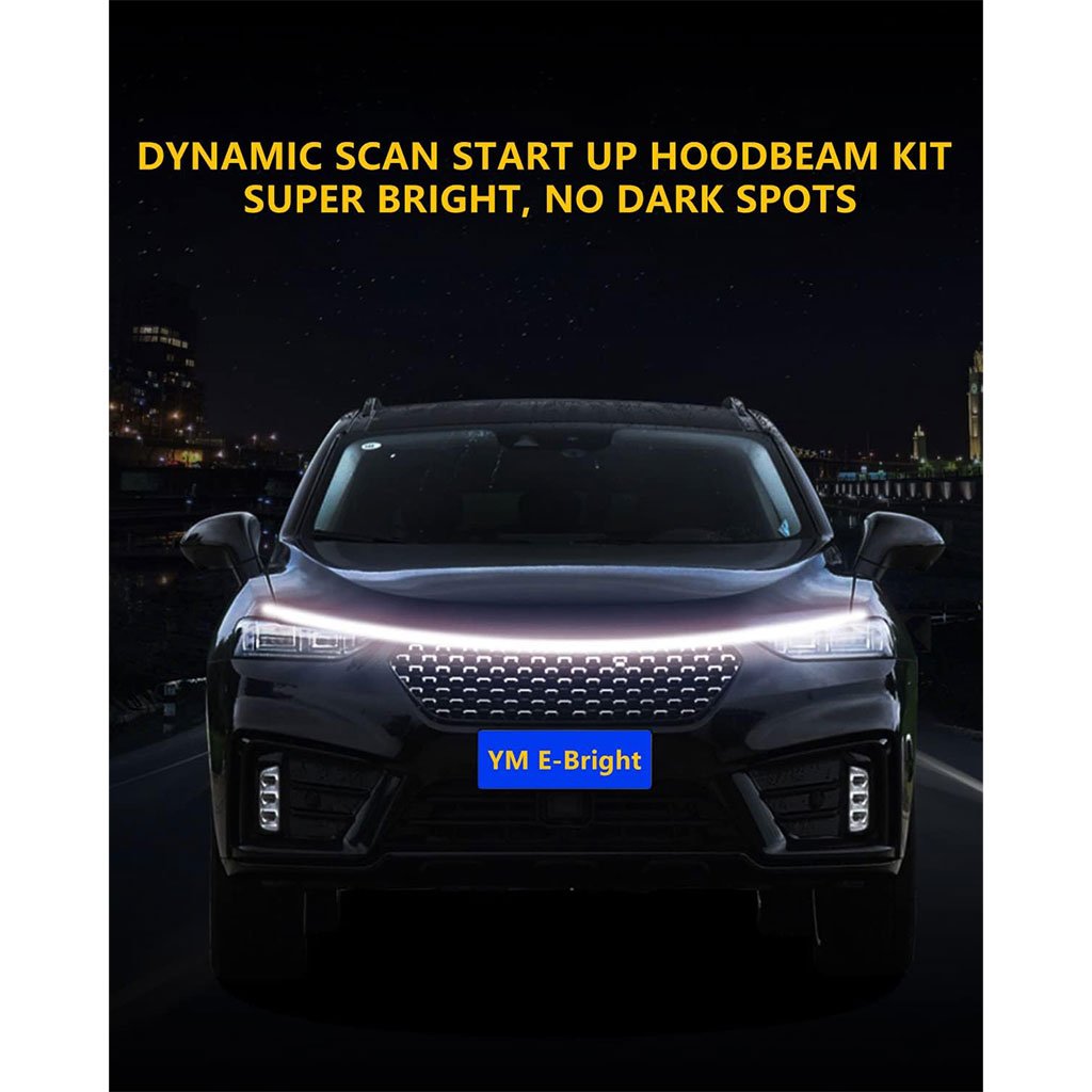 Bande LED pour Capot de Voiture 1.5m – Étanche, Universelle, Lumière de Jour image 2