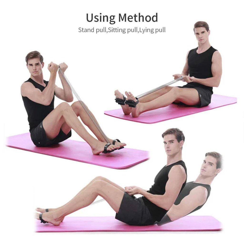 Bande de Résistance à Pédale Renforcée – Exercice Abdos, Bras et Jambes – Version Ressort Durable image 3