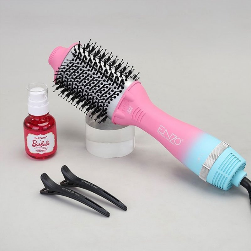 Brosse Sèche-Cheveux Nano-Titane Barbie Enzo – Lissage & Volume Professionnels image 4