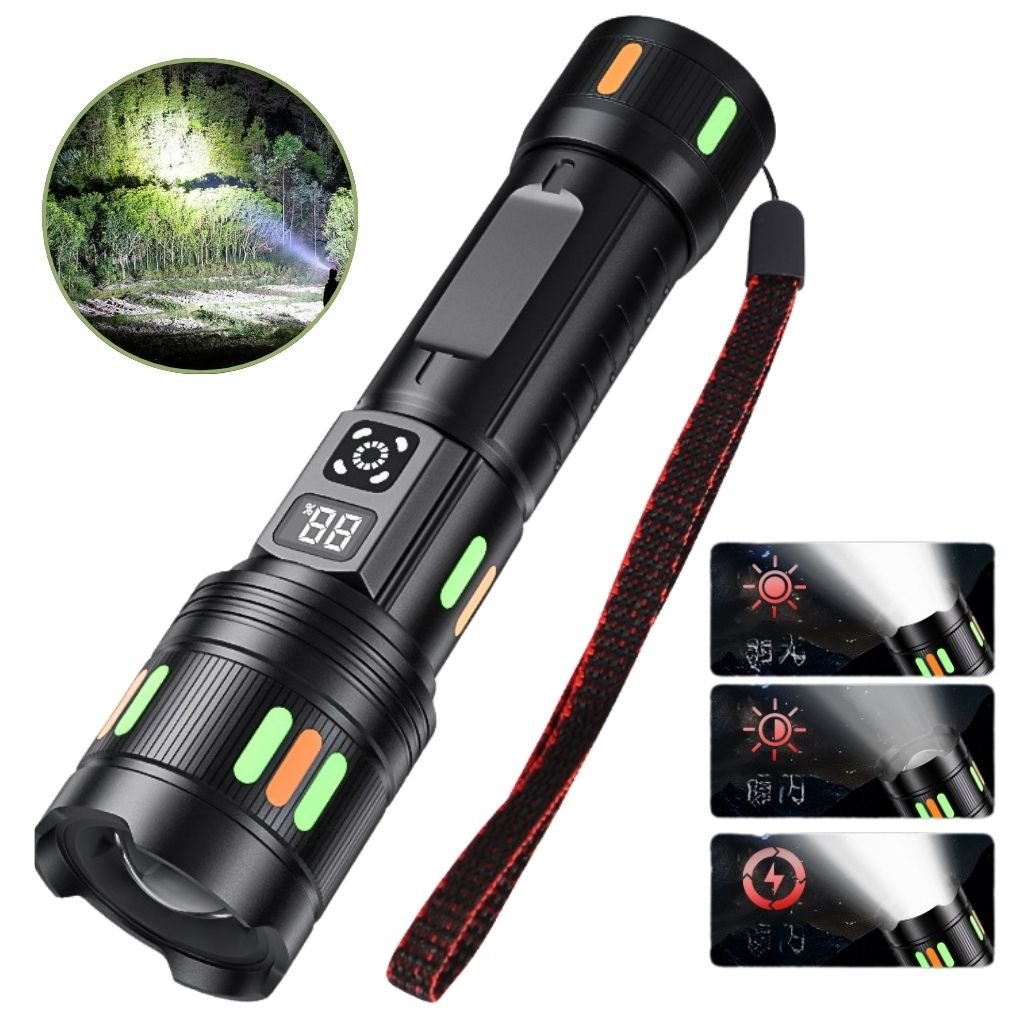 Lampe de Poche LED Télescopique avec Bandes Fluorescente مصباح يدوي بتكبير تلسكوبي image 9