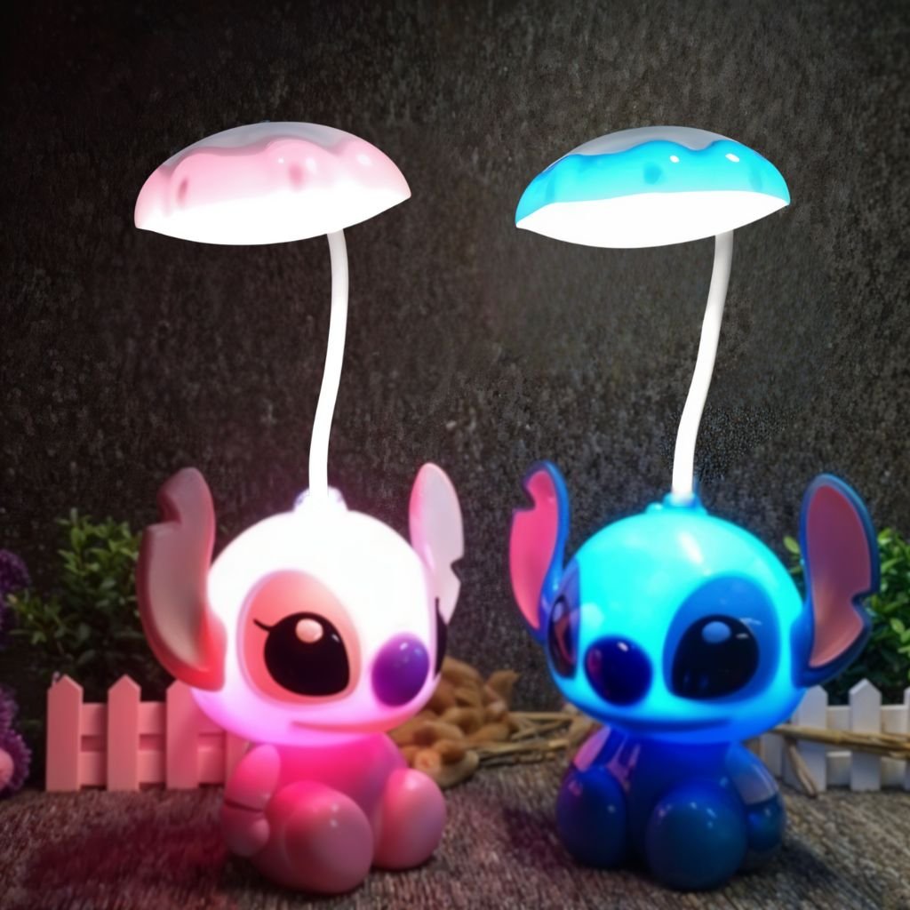 Veilleuse LED Rechargeable Enfant – Design 3D Chat, Lapin ou Stitch image 2