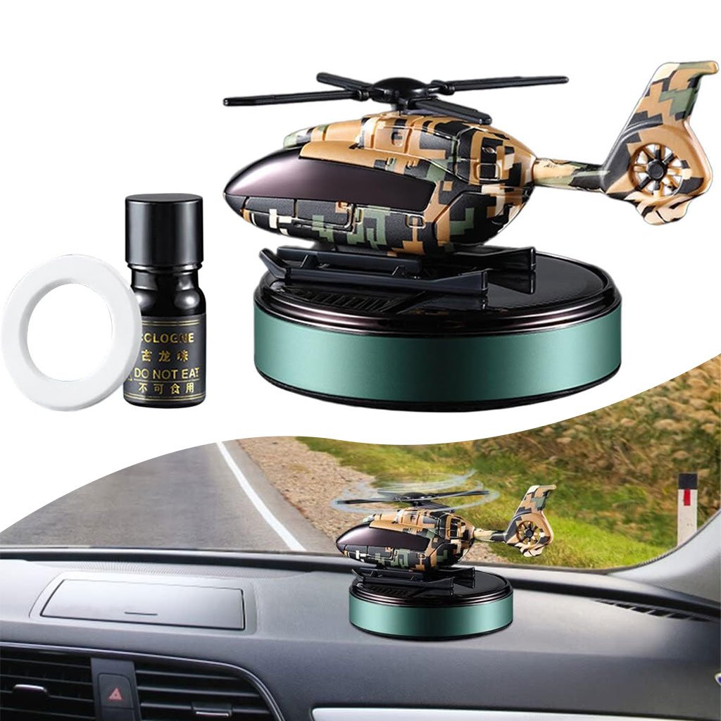 Diffuseur Parfum Voiture Avion Solaire – Élégant et Écologique image 0