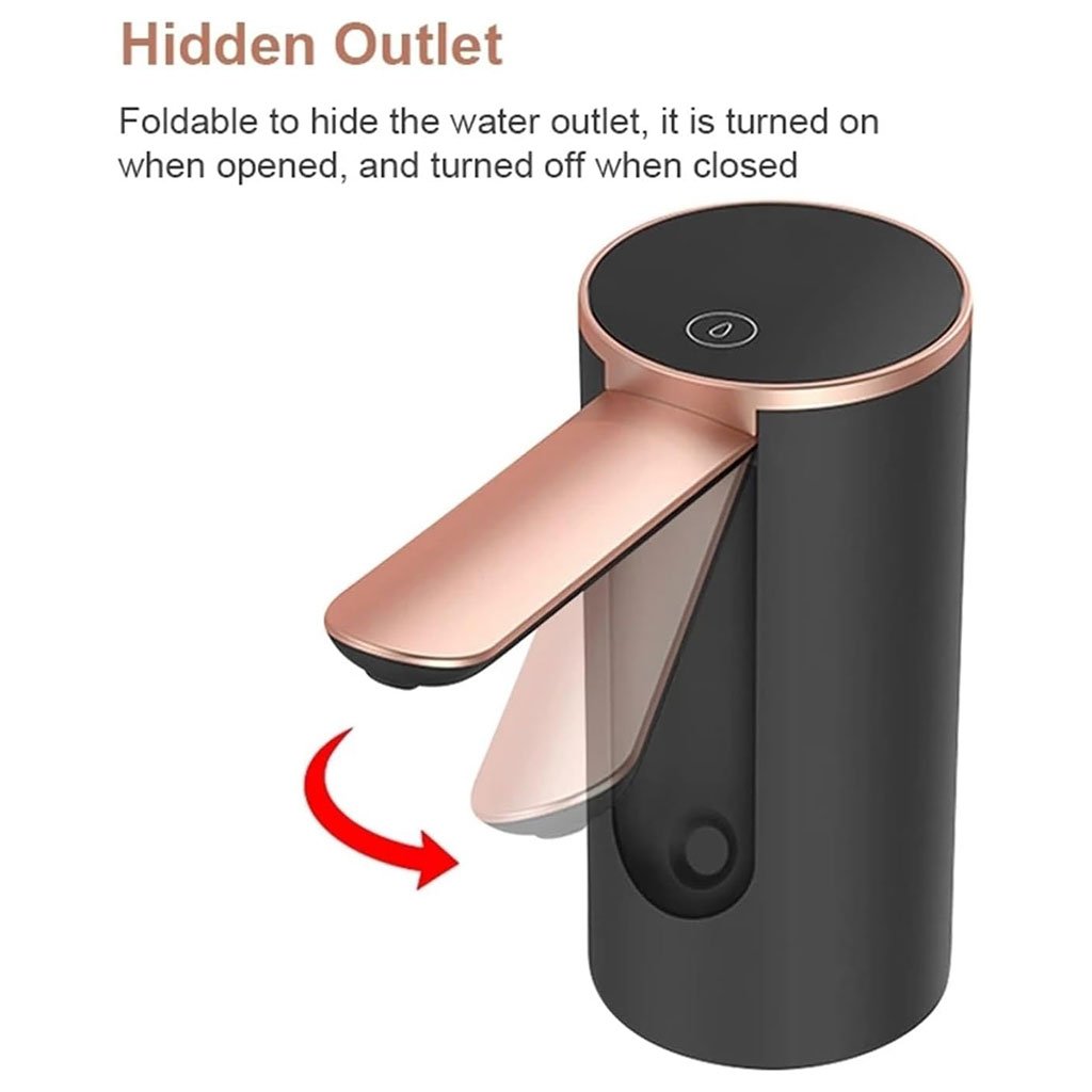 Pompe à Eau USB Pliable – 1800mAh, Écran LED, Design Hygiénique image 4