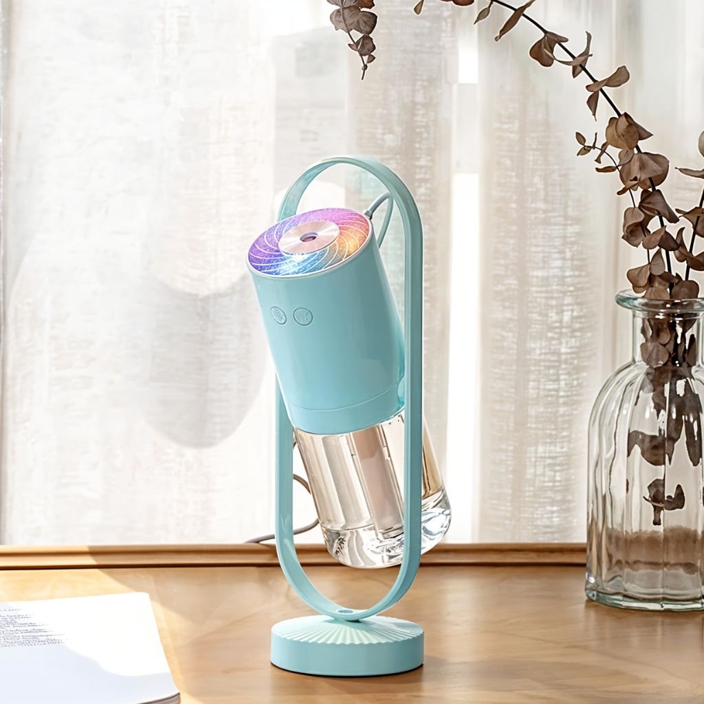 Humidificateur d’Air Portable 200ml LED RGB – Diffusion 360° Silencieuse image 0