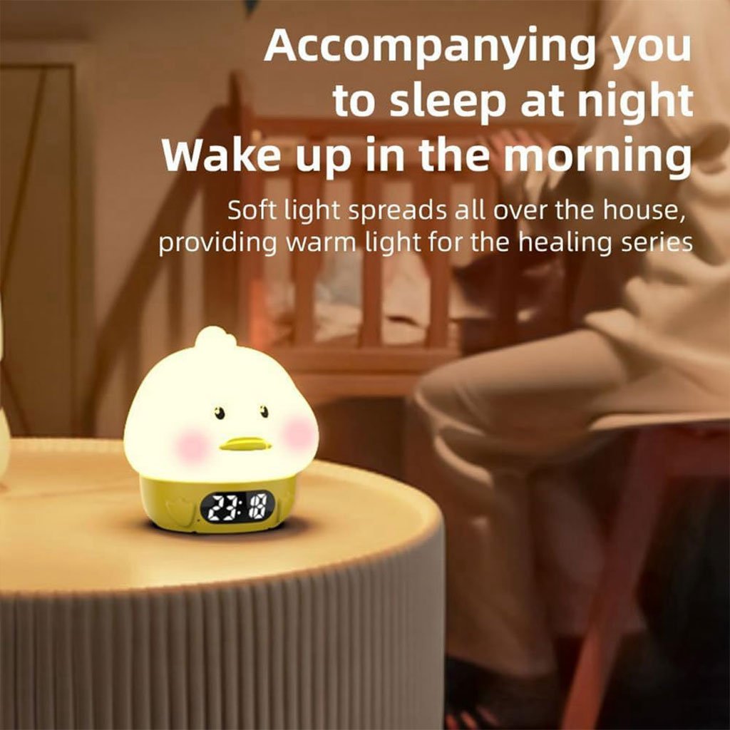 Réveil Enfant Tactile LED avec Double Alarme & Lumière Anti-Stress image 6