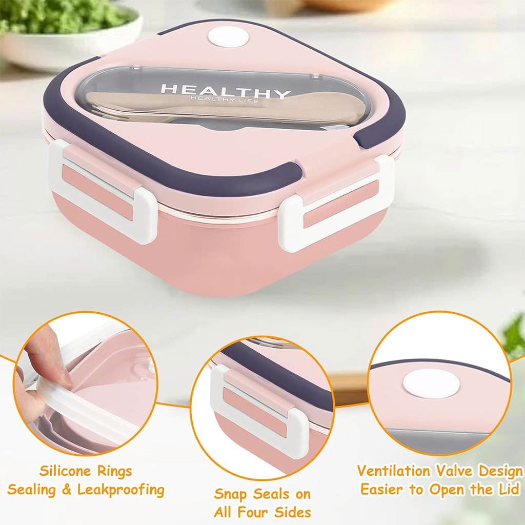 Boîte à lunch en acier inoxydable – saine, pratique et élégante image 7