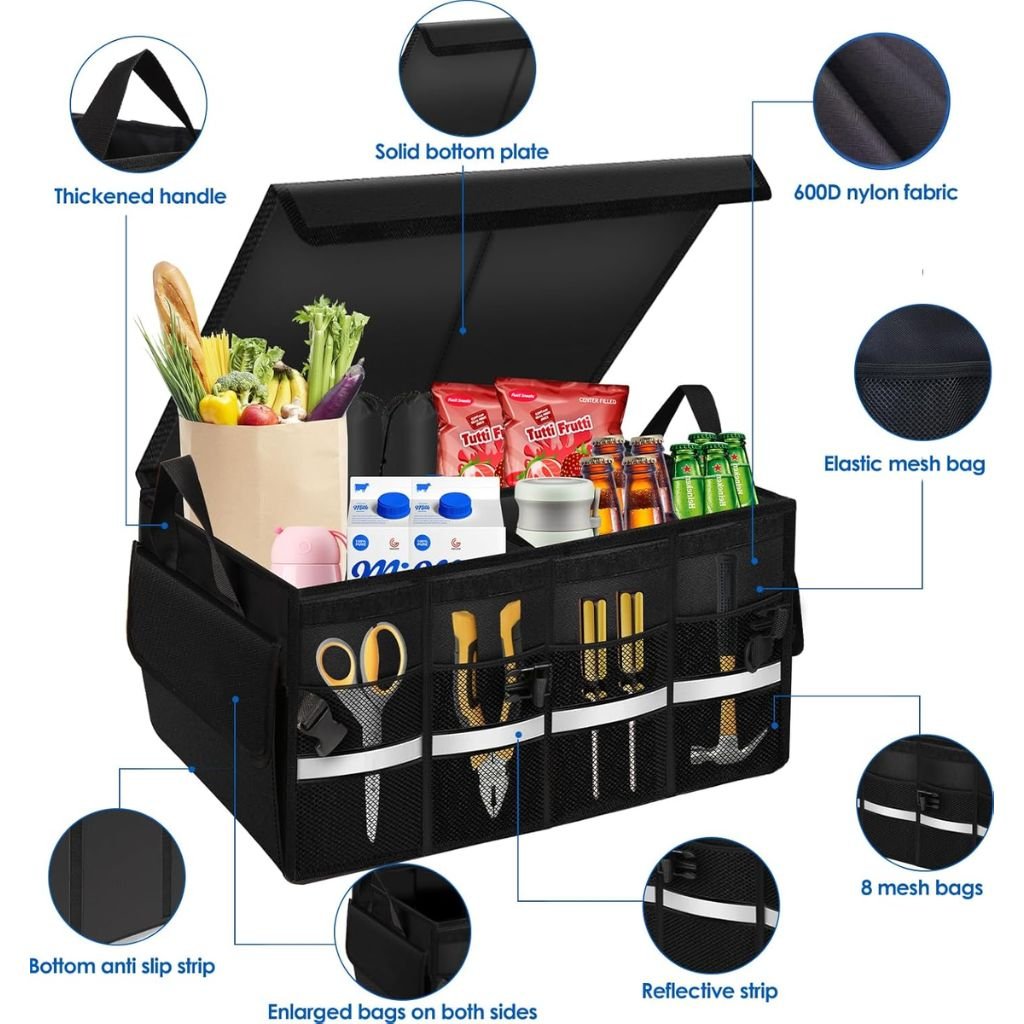 Organisateur de Coffre Pliable Imperméable avec Compartiments Beicarin image 6