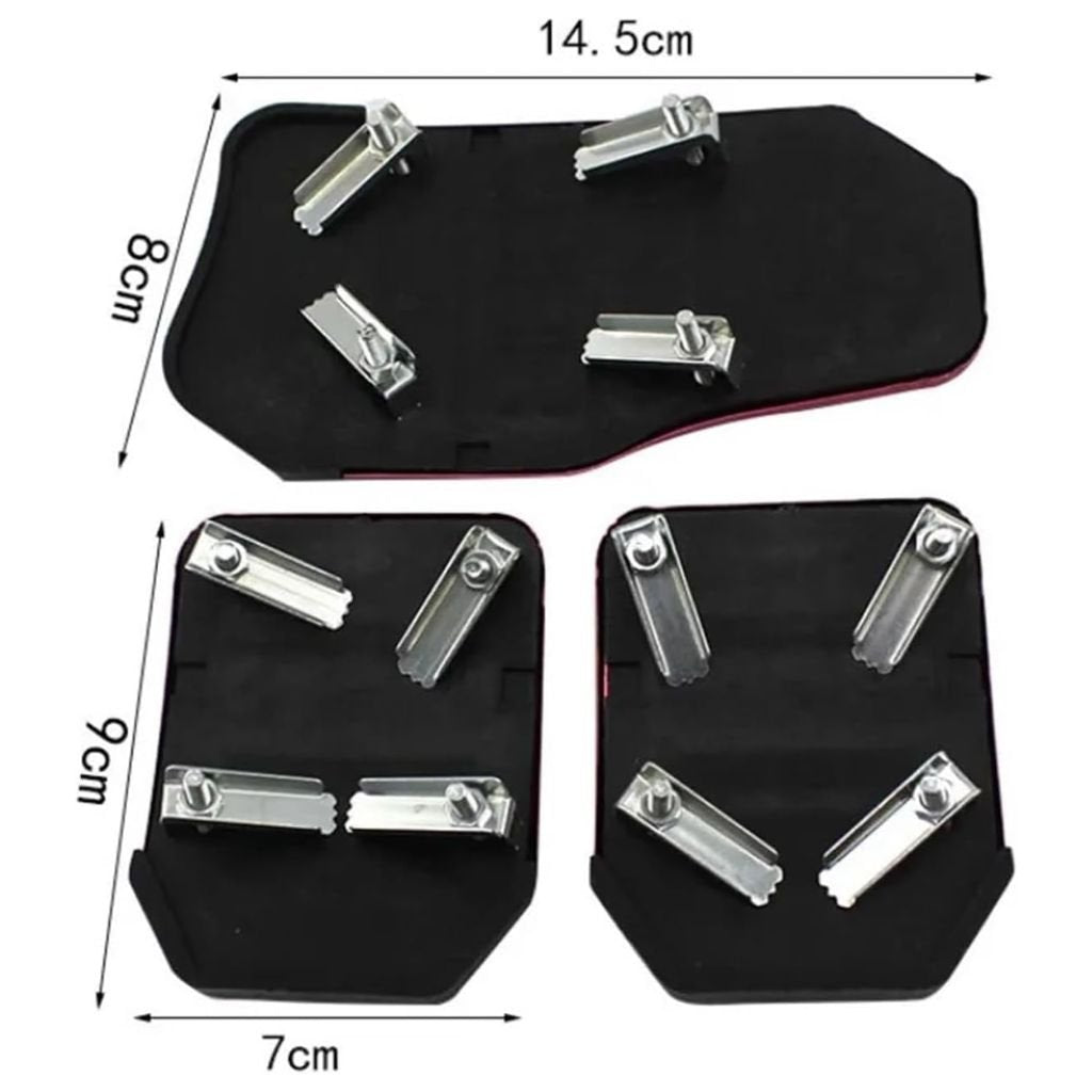 Kit Pédales Sport Universelles 3 Pièces pour Boîte Manuelle image 3