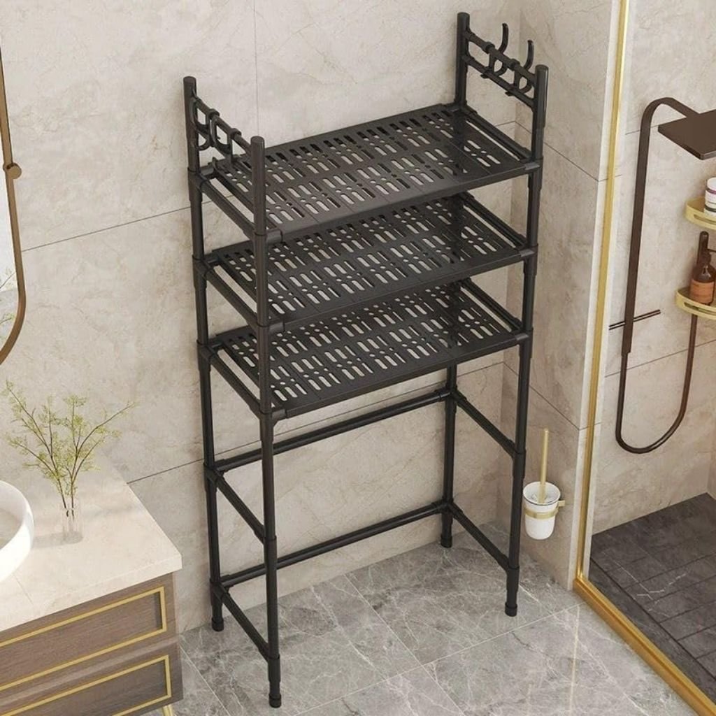 Étagère de Rangement 3 Niveaux pour Salle de Bain – Gain de Place Intelligent image 8