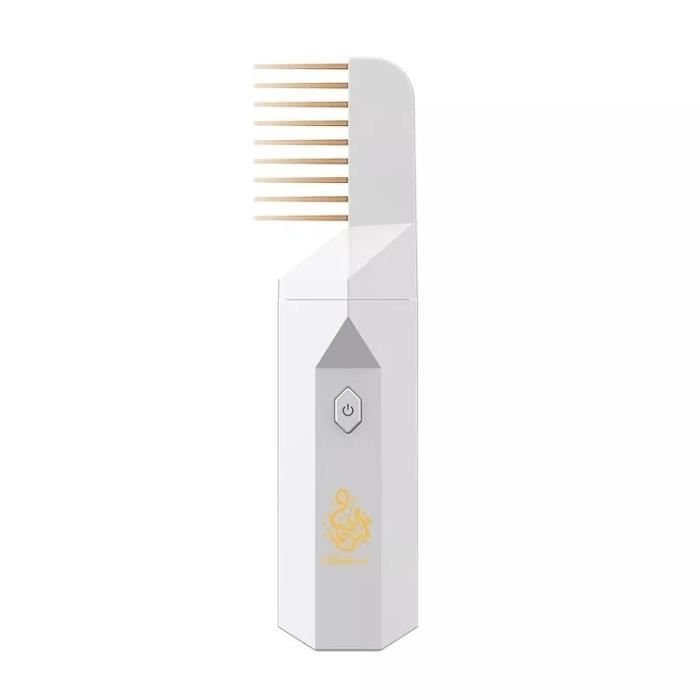 Brûleur d’Encens Électrique 2 en 1 avec Peigne Parfumé Portable Rechargeable مبخرة كهربائية 2 في 1 مع مشط معطر محمول وقابل للشحن image 1