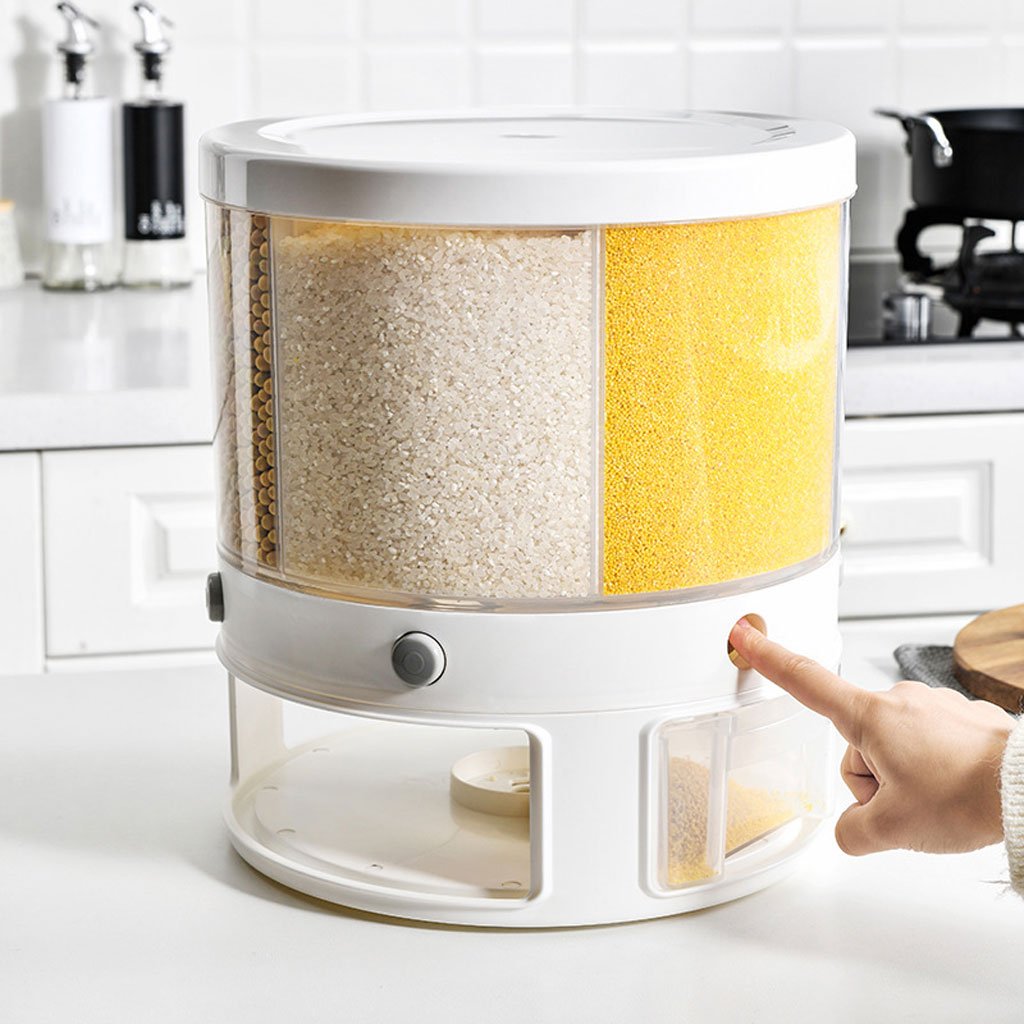 Distributeur Intelligent de Céréales Rotatif 360° – 6 Compartiments, Sans BPA image 8