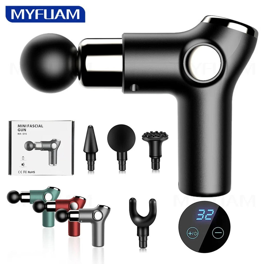 Pistolet de Massage Musculaire – 32 Niveaux de Puissance avec Têtes Interchangeables image 0