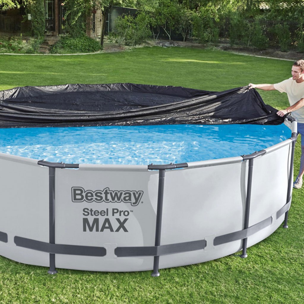 Grande Bâche de Piscine Ronde Ø370 cm Bestway 58037 – غطاء مسبح دائري كبير image 0